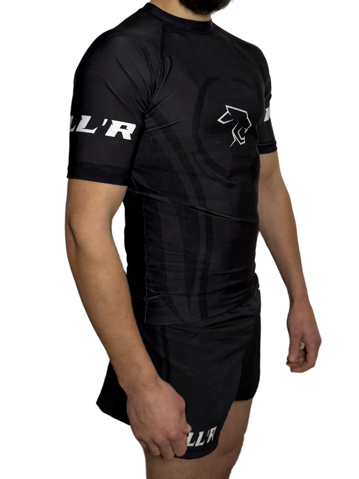 Rashguard - MMA Shirt Black/White