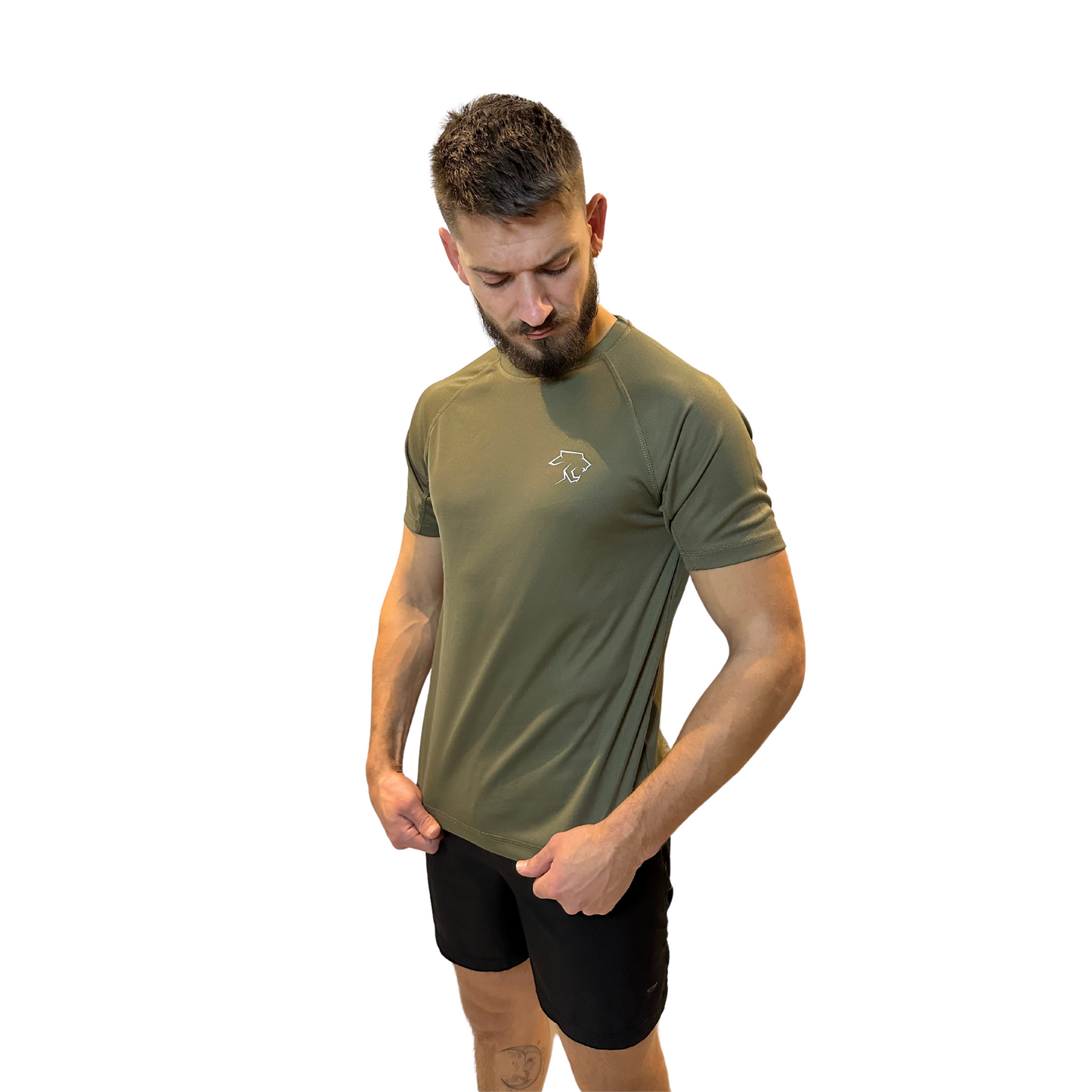 Kill'r - Performance Wear | Sports T-Shirt Dark Green/Khaki/Army Polyester