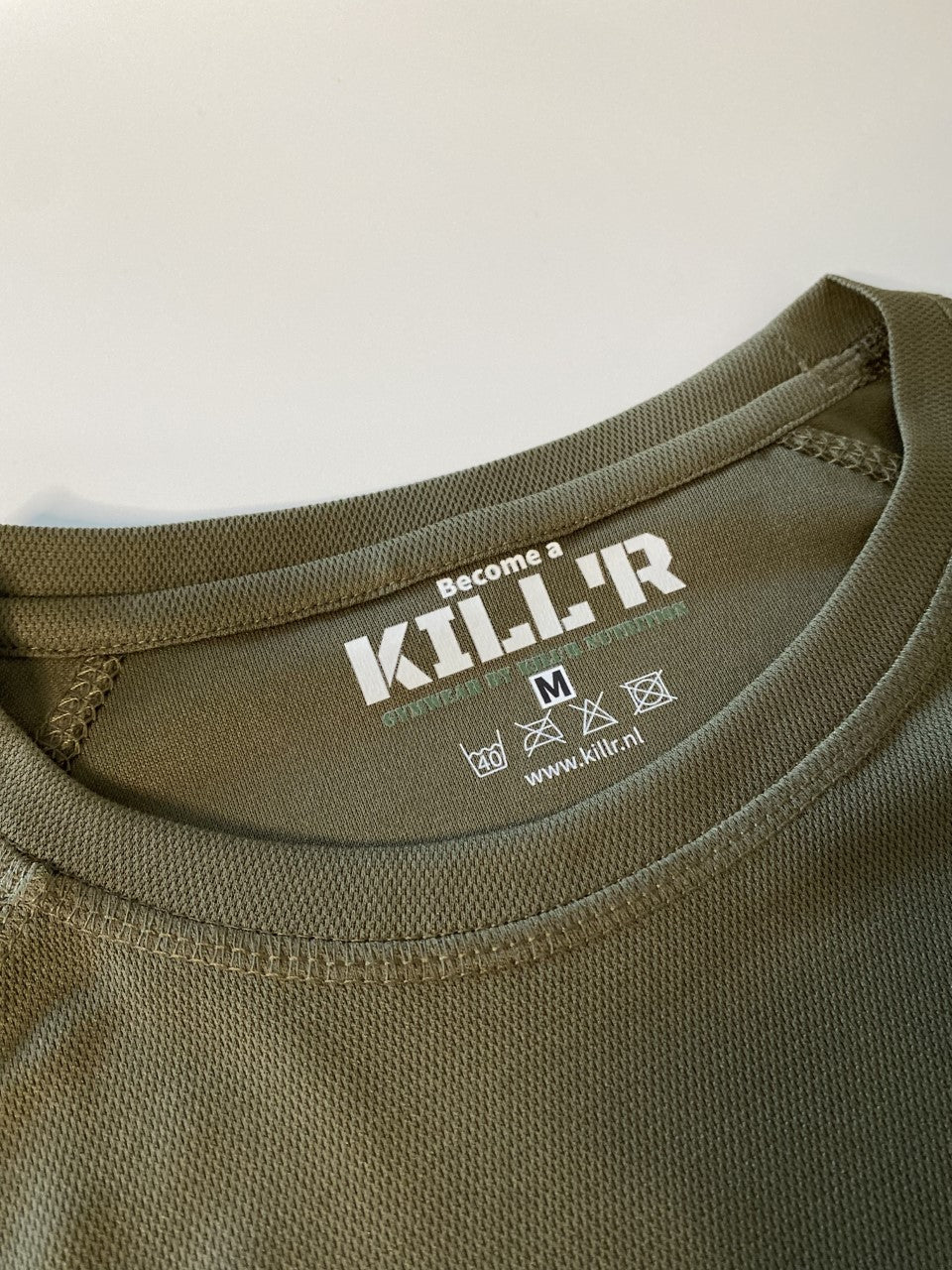 Kill'r - Performance Wear | Sports T-Shirt Dark Green/Khaki/Army Polyester