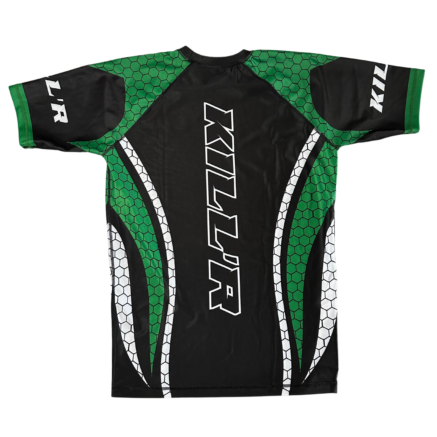 Rashguard - MMA Shirt Zwart Groen