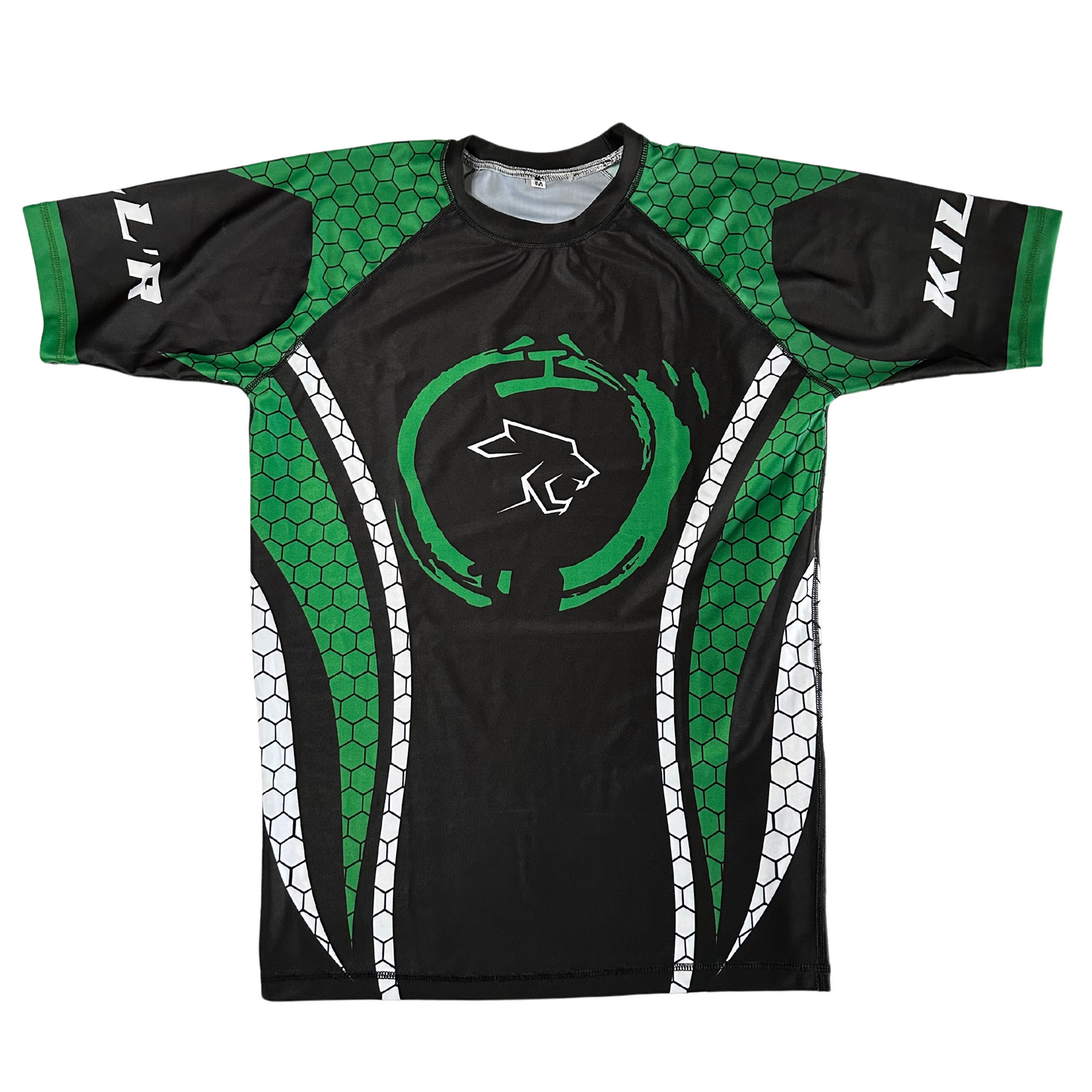 Rashguard - MMA Shirt Zwart Groen